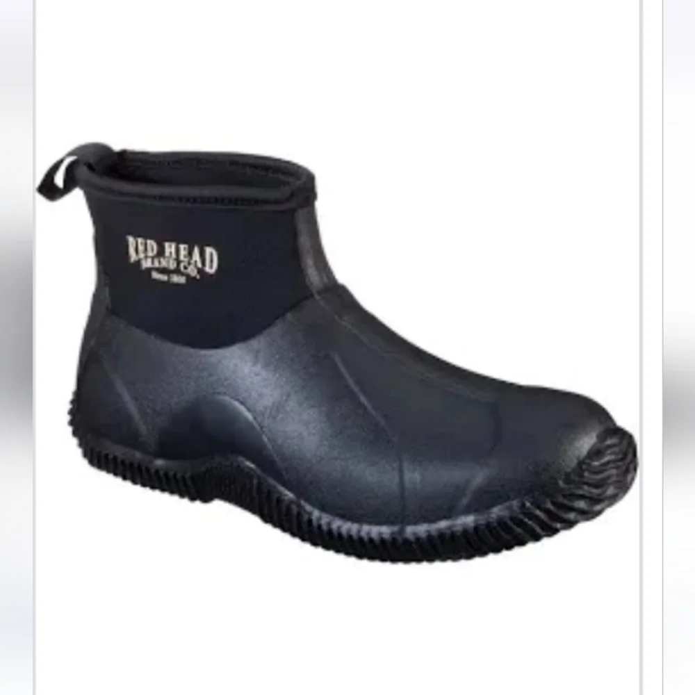 RedHead Black Men's Rain & Snow Boots